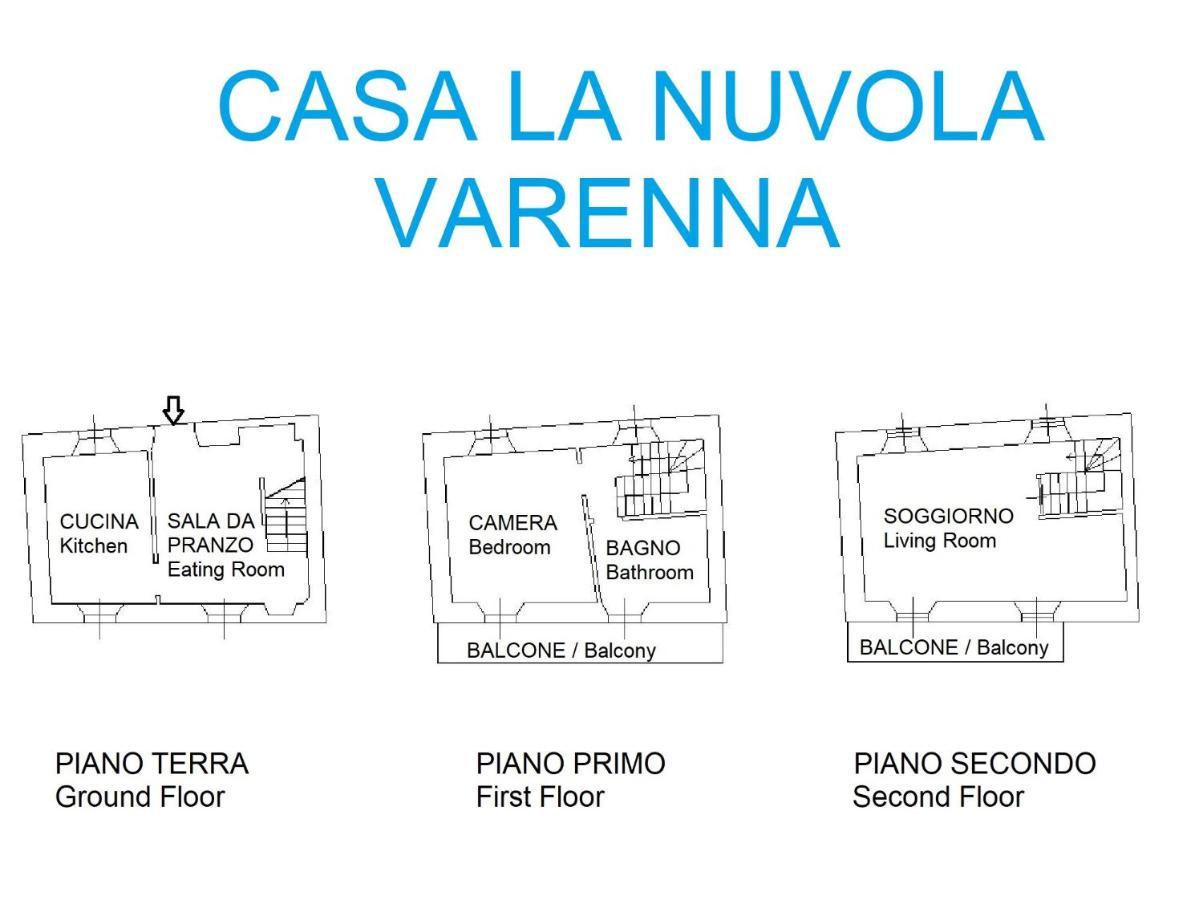 Casa La Nuvola Varenna Exteriér fotografie